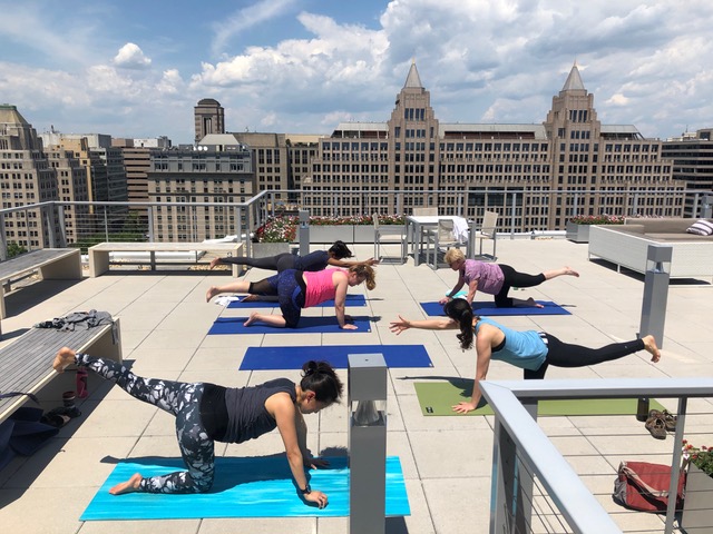 Rooftop Yoga